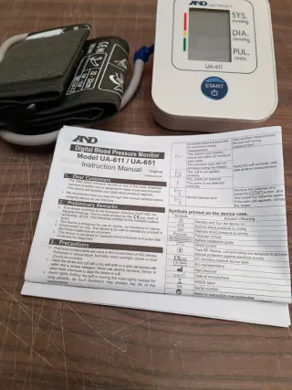 Tensiómetro Digital A&D Medical UA-611