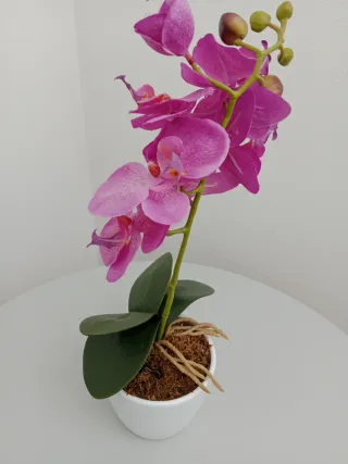 Orquídea Artificial Rosa