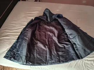 Abrigo de invierno poliéster azul