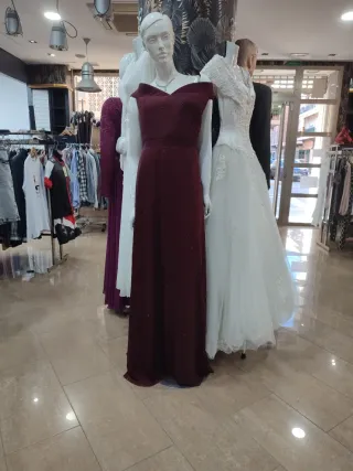 Vestido de fiesta morado