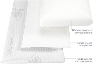 Todocama - Almohada viscoelástica, 90 cm núcleo Co