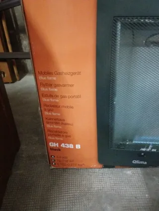 Estufa de gas Qlima GH 438 B portátil