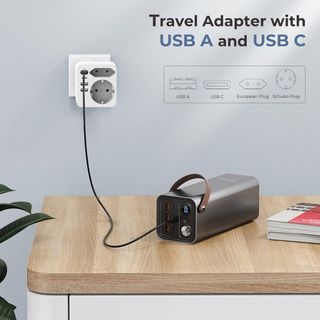 Hoppac Adaptador Enchufe Americano,6 en 1 Adaptado