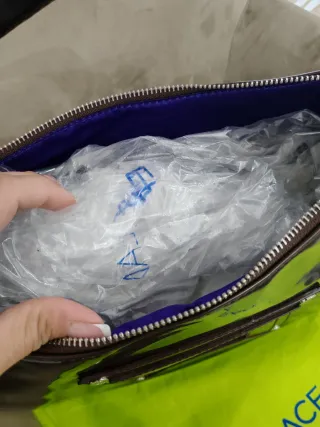 Borsa Armani Jeans marrone lucida