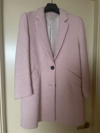 Abrigo rosa Zara