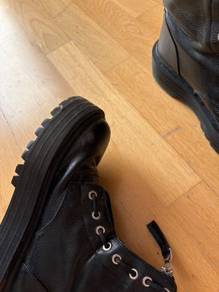 Botines negros Pull&Bear plataforma