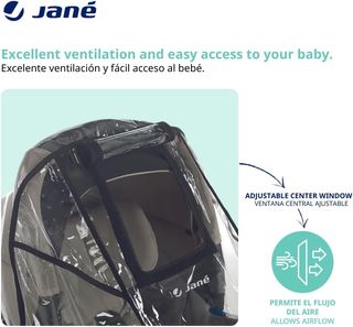 Jané Burbuja de Lluvia para Capazo, Universal, Tra