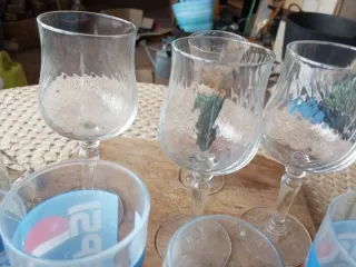 Lote de copas, jarras y vasos