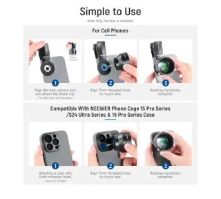 NEEWER Lente Macro HD 105mm Ls-26