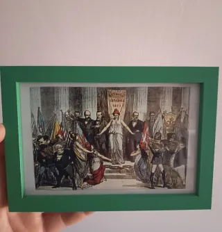 Marco de fotos verde