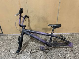 Chasis BMX Morado y Negro
