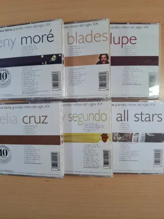 6 CDs Grandes Mitos de La música latina, El País