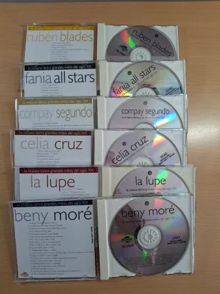 6 CDs Grandes Mitos de La música latina, El País