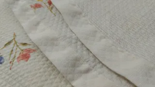 Colchas Cama 90cm Flores color pastel.