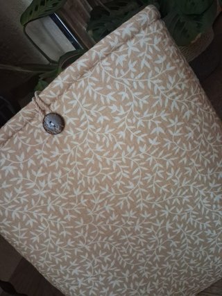 OFERTA 2X14€ 3X20€ Funda literaria Hojas Beige