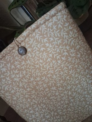 OFERTA 2X14€ 3X20€ Funda literaria Hojas Beige