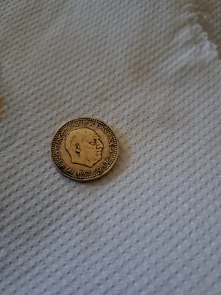 Moneda Antigua Franco Caudillo de España 1953