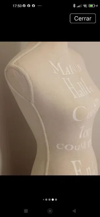 Busto Maniquí Costura Vintage