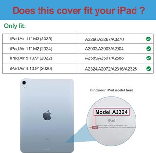 ProCase Funda para iPad Air 11" 2024/iPad Air 5ª/4