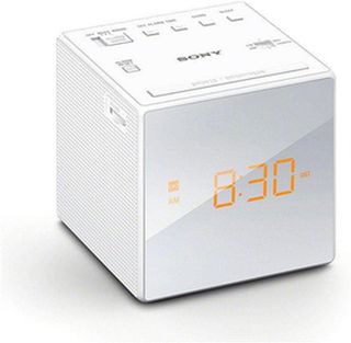 Sony ICF-C1W Uhrenradio (LED-Display, Alarm) weiß