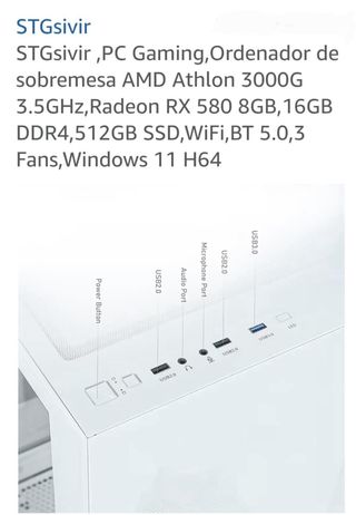 Ordenador Gamer Blanco