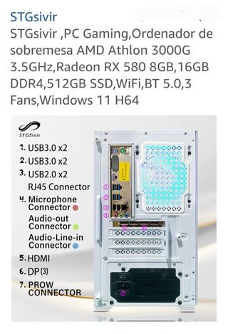 Ordenador Gamer Blanco