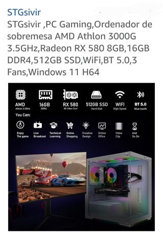 Ordenador Gamer Blanco