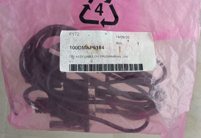 Cable programación repetidor Motorola