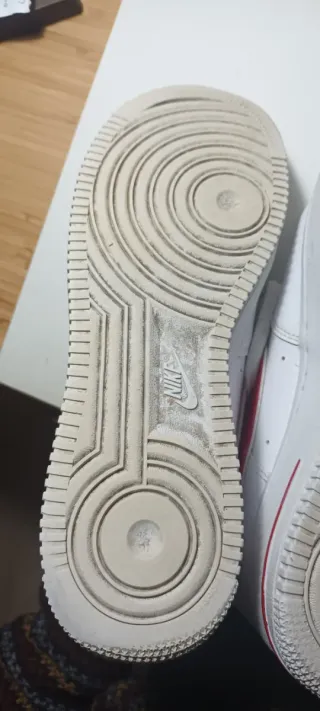 Zapatillas Nike Air Force 1 Blancas Rojas