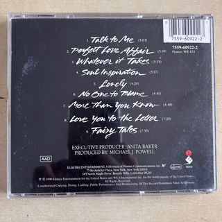 CD Anita Baker Compositions R&B Soul