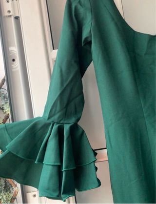 Traje de flamenca verde