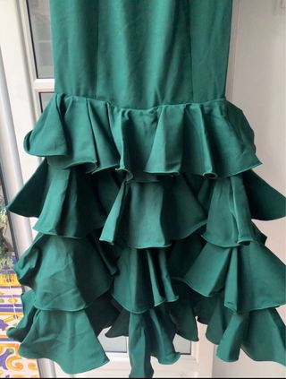 Traje de flamenca verde