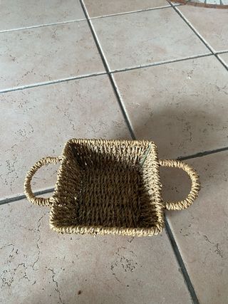 Porta asciugamani ospiti in vimini