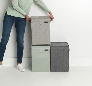 Brabantia - Caja de lavandería apilable - Apertura