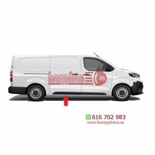 Moldura Puerta Lateral Derecha Citroen Jumpy Años