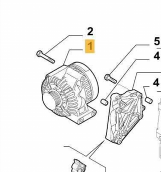 51927505 ALTERNADOR FIAT 500 L LIVING (351)
