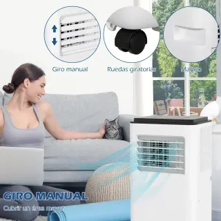 Aire Acondicionado Portátil Homedics 2900W