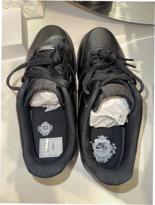 Nike Air Force 1 Low '07 Negras Talla 38