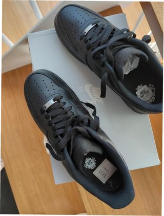 Nike Air Force 1 Low '07 Negras Talla 41