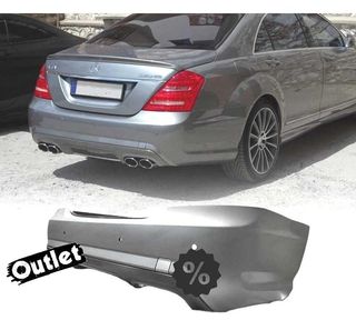KJ PARAGOLPES TRASERO MERCEDES CLASE S W221 05-11 LOOK AMG P