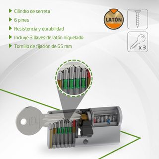 AMIG - Cilindro para Cerradura - Medida: 80 mm (40
