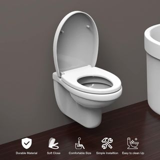 Ibergrif M41002 Tapa wc, Asiento de Inodoro de Cie