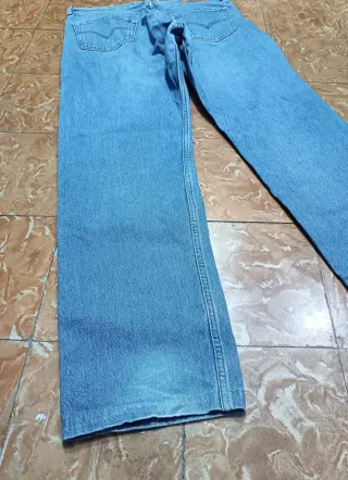 Vaqueros Levi's 501 Rectos Azul Claro 00s