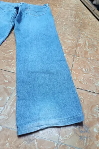 Vaqueros Levi's 501 Rectos Azul Claro 00s