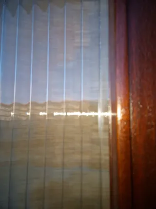 Puerta doble interior madera y cristal