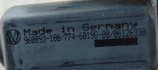 MOTOR ELEVALUNAS TRASERO IZQUIERDO VOLKSWAGEN PAS