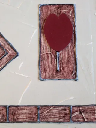 Cuadros de relieve madera y papel