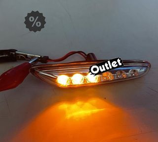 KJ INTERMITENTES BMW E46 01-05 LATERALES LED CROMADO R018081