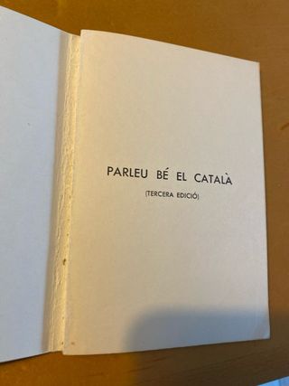 Parleu bé el Català.