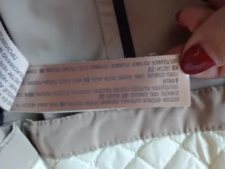 Gabardina Massimo Dutti Beige Talla XS